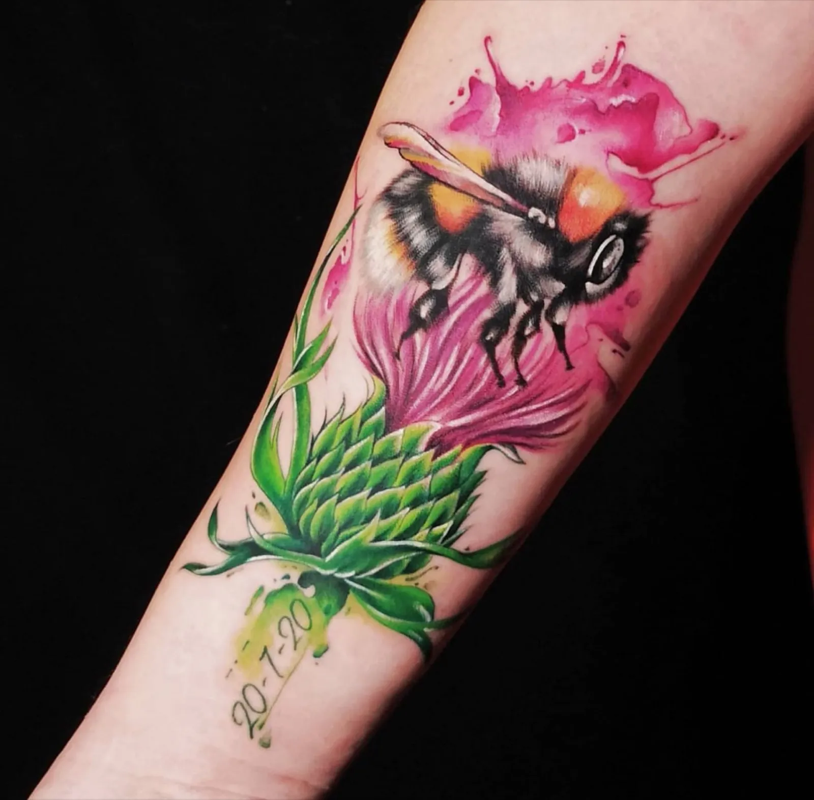 Color tattoo bij Tattoo Heaven